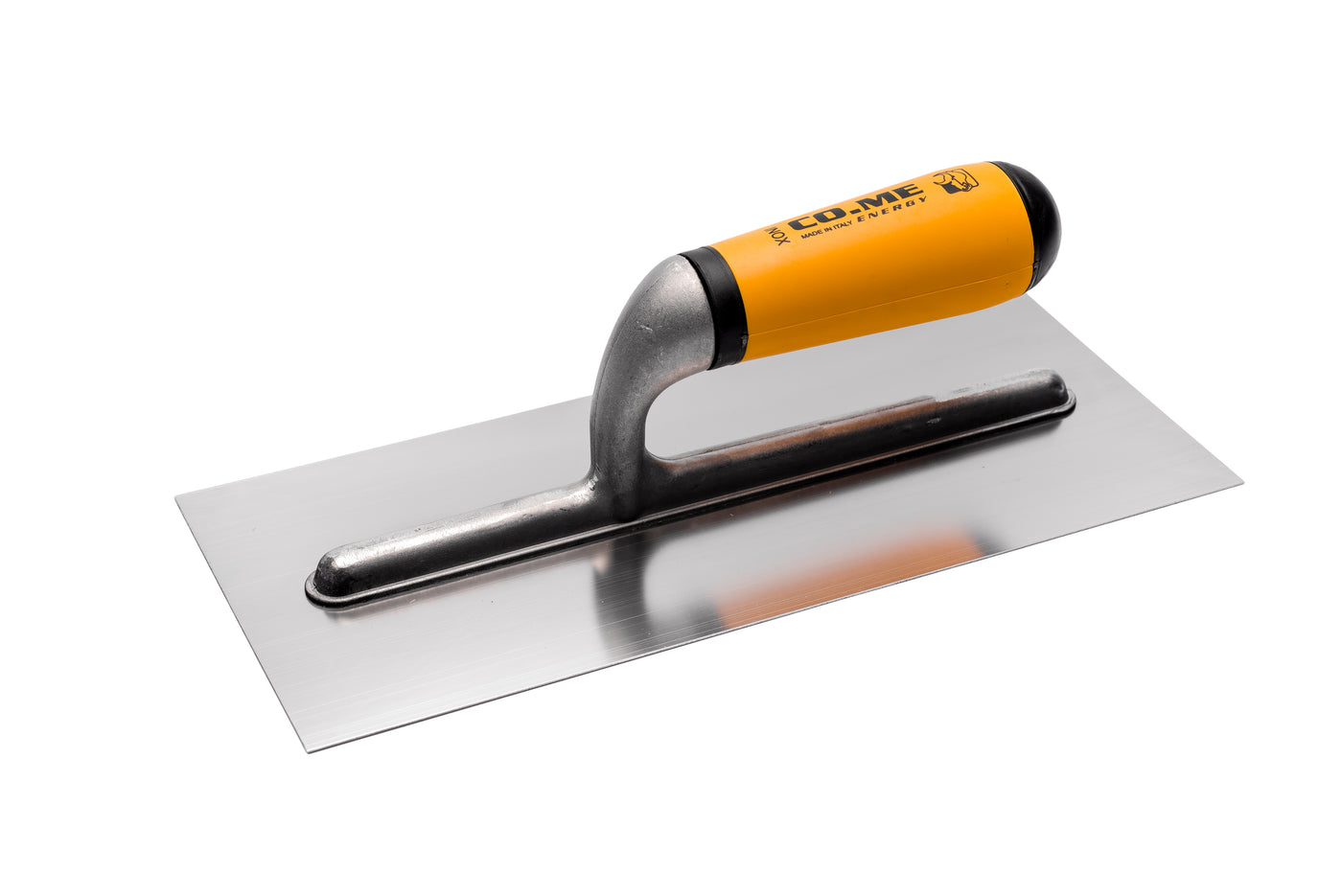 Square Plaster Finishing Trowel by Co.me (Stainless Steel, Rubber Handle) 381IN