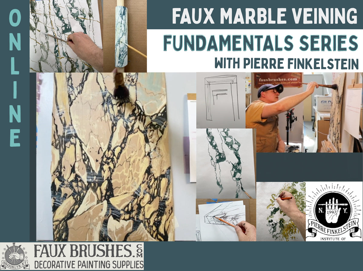 Faux Marble Veining Fundamentals Series with Pierre Finkelstein