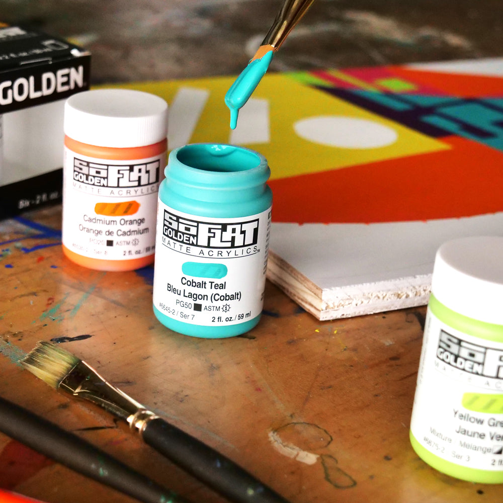 GOLDEN SoFlat Matte Acrylic Paints & Sets