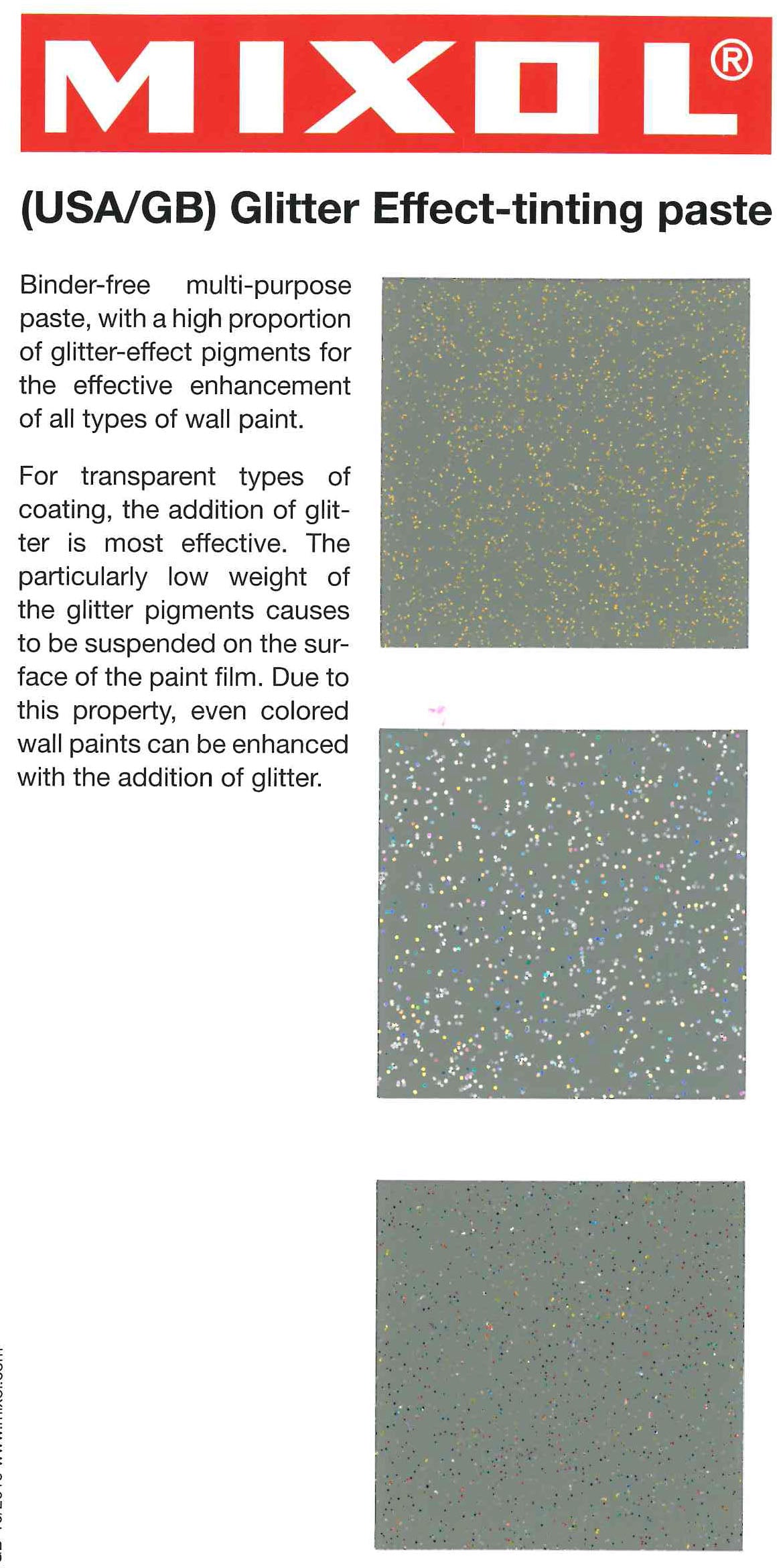 Mixol® Glitter Effect Tinting Paste