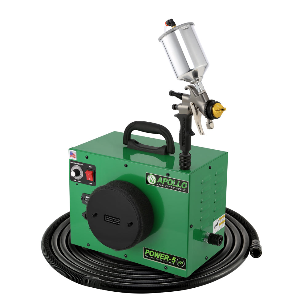 Power-5 VS™ |  Apollo HVLP Turbo Spray TrueHVLP™with A7700 Spray Gun