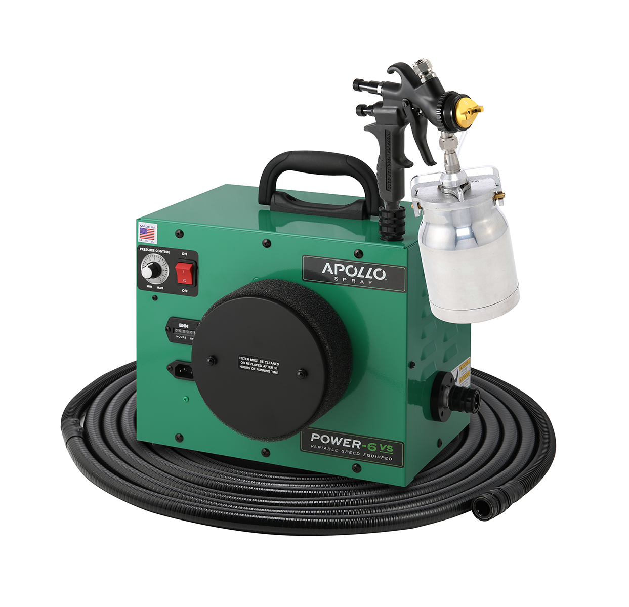Power-6 VS™ |  Apollo HVLP Turbo Spray TrueHVLP™with A7700 Spray Gun