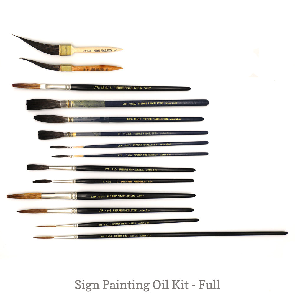 Sign Painting Oil Kit