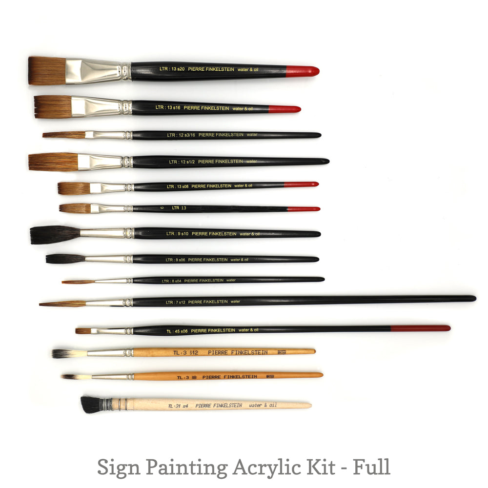 Sign Painting Acrylic Kit