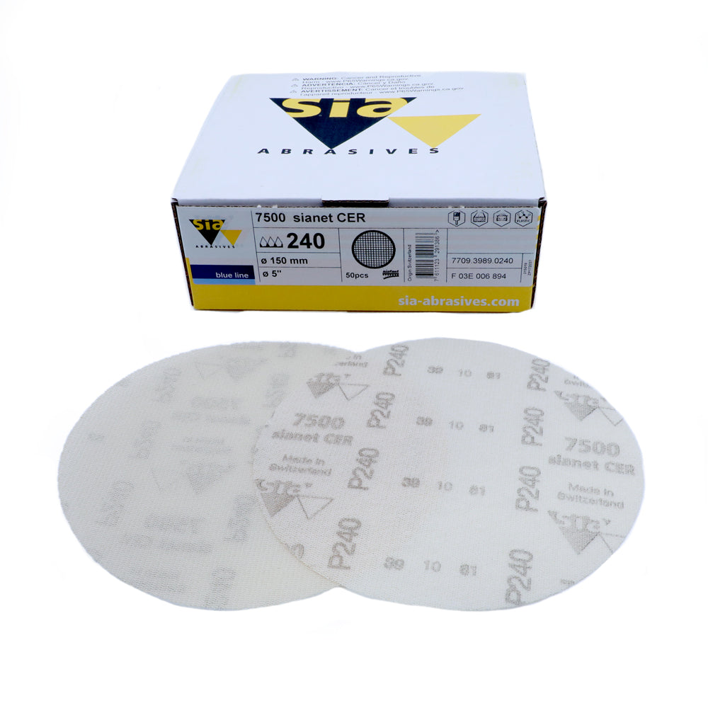 SiaNet CER Sandpaper - Mesh Grit Discs 7500