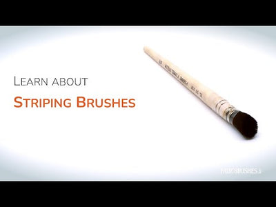 Bright Flat Striping Brush Long Handle (Ox) TL-46