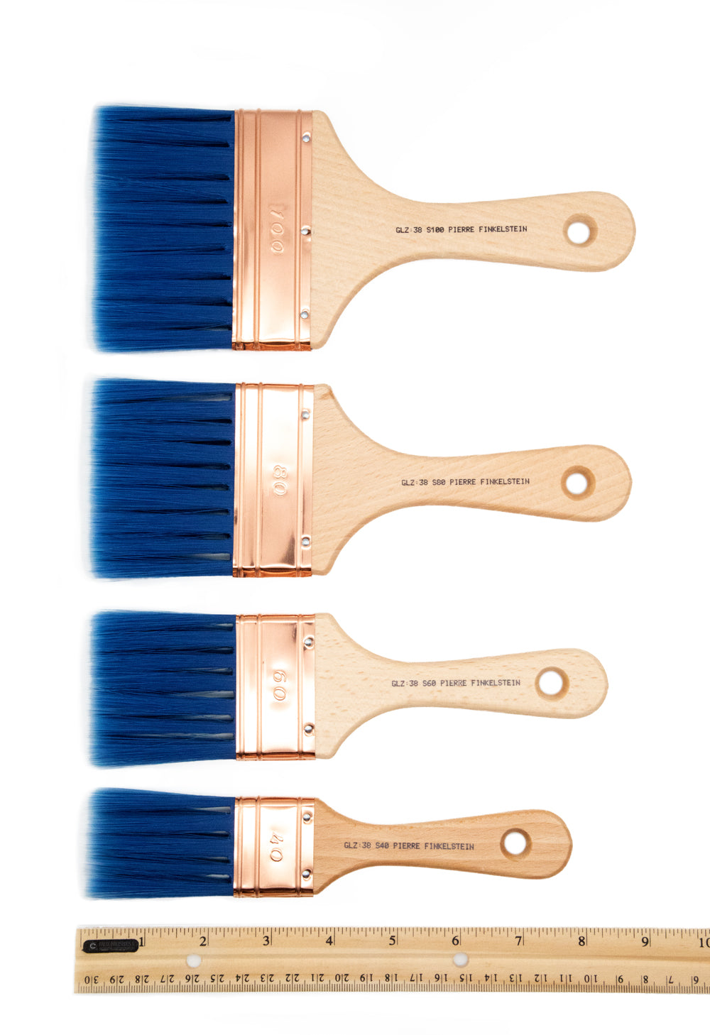 Tooth Spalter Brush - Long (Bluetop) | GLZ-38