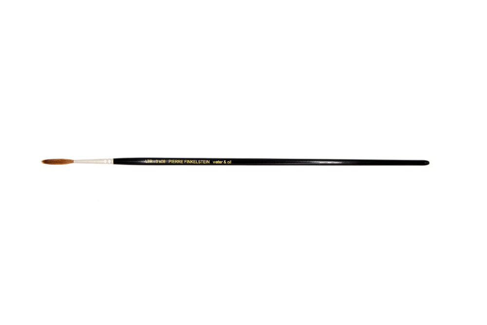 Round Long Handle Scroll Brush (Sable) | LTR-03