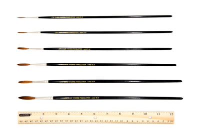 Round Long Handle Scroll Brush (Sable) | LTR-03