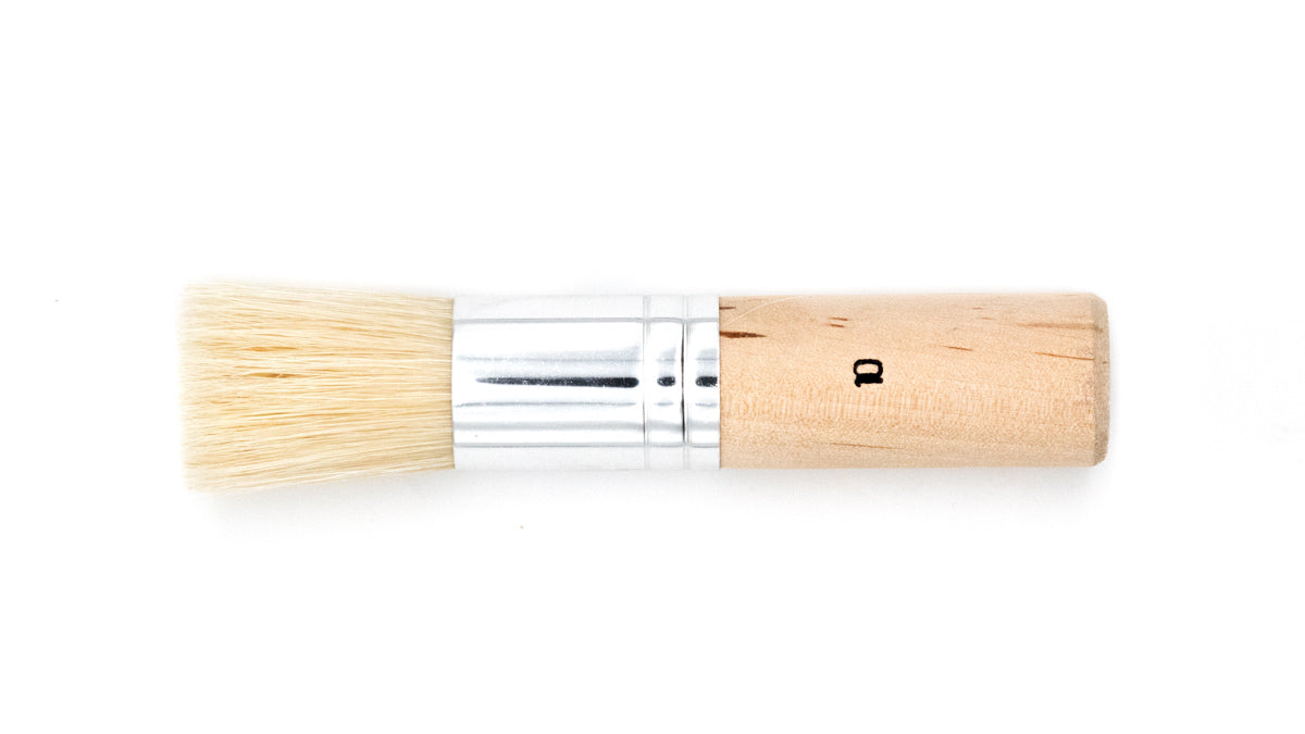 Stubby Stencil Brush (Bristle, Nylon) | STEN-04