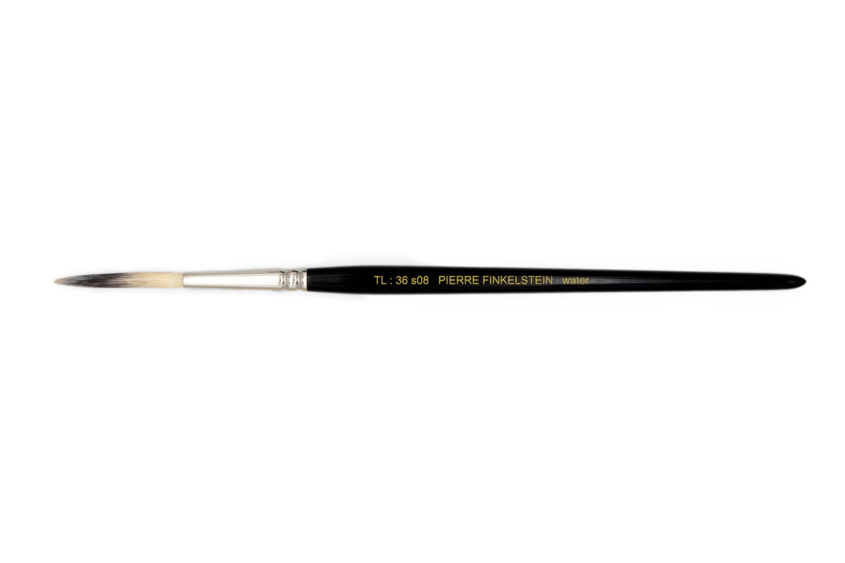Pointed Long Hair Scroll Brush (Samina Nylon)| TL-36