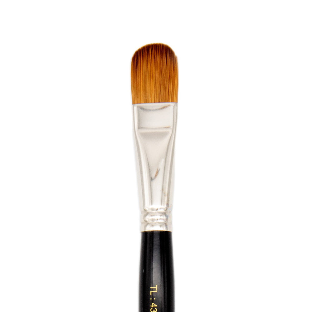 Bright Filbert Striping Brush Long Handle (Sablex Nylon) | TL-43