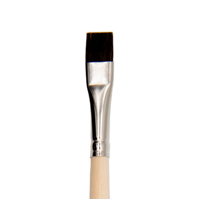 Bright Flat Striping Brush Long Handle (Ox) TL-46